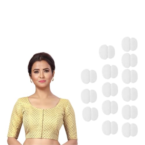 Image of Studio Shringaar Women's Zari Brocade Stitched Elbow Length Sleeves Saree Blouse