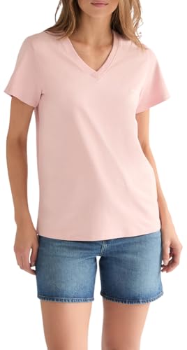 Wrangler T-Shirt Col V Idéal pour un Look Casual Chic