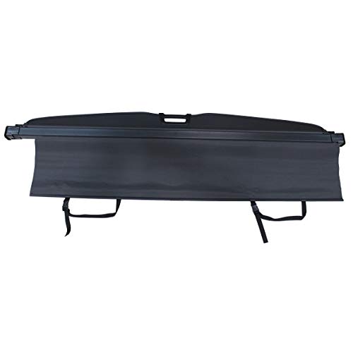 NewYall Black Retractable Trunk Cargo Cover Luggage Shade Shield