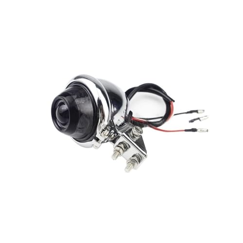 Feu arrière de frein pour moto Chopper Bobber finition métal et LED 12V