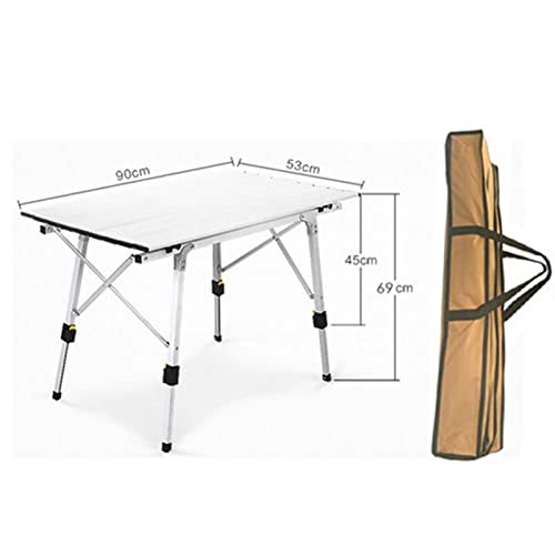 Table de camping en alliage d'aluminium avec support lumière sur table - 7