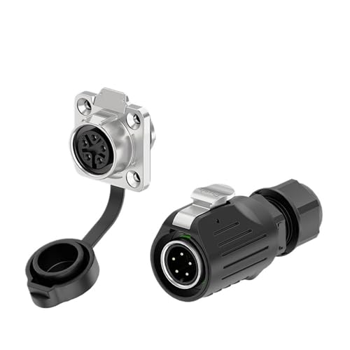 Conector EW-LP16 de alimentación impermeable tipo brida de aviación 5 pines 5A 2