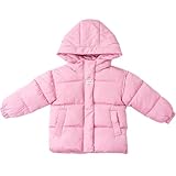Toddler Kids Oversized Puffy Quilted Puffer Jacket Long Sleeve Warm Winter Cute Outerwear Coats for Girls Boys 2-12 Years