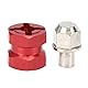 4 Stücke RC Auto Radnabe Adapter, RC Rad Hex Hub Metall Adapter für Hsp Fernbedienung Crawler Upgrade Teil(12 mm)