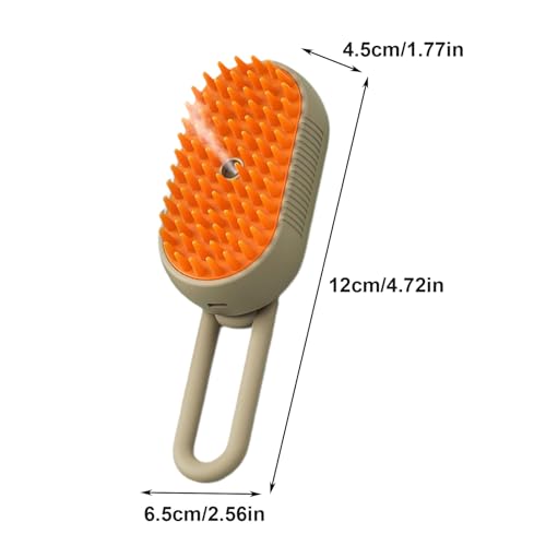 Elimina pelos sueltos fácilmente con Veasbuu Steamy Pet Brush 5