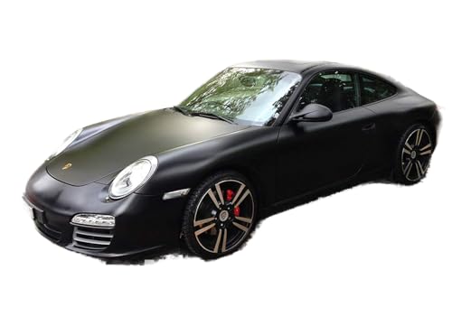 Image of VViViD Matte Black Vinyl Wrap Adhesive Film Air Release Decal Sheet (15ft x 5ft)