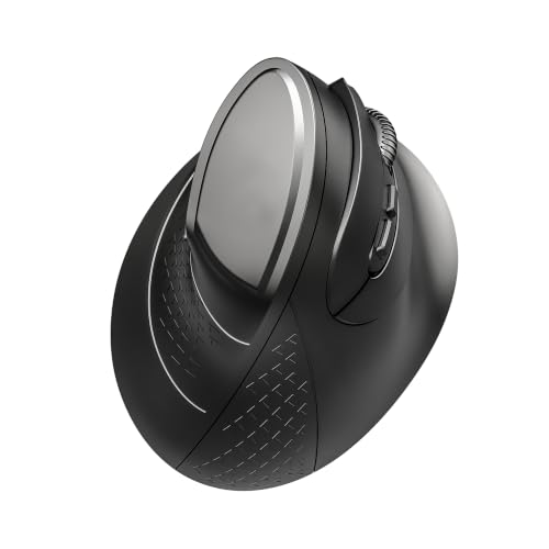 Image of Ant PC M200 Vertical Wireless Mice, Wireless Ergonomic Design, Rechargeable,5 Adjustable DPI, Silent 2.4GHz Optical Tunnel, USB Wireless Mouse for Laptop, PC Black
