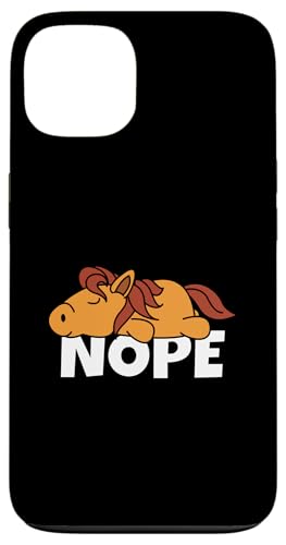 Nope Not Today Lazy Pony Horse �n �X�}�z�P�[�X iPhone 13 �p