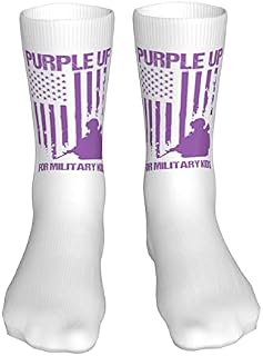 883 Compression Socks Lupus Awareness Month Athletic Socks Soft Sports Socks Comfort Calf Socks For Hiking Trekking Walking 40cm