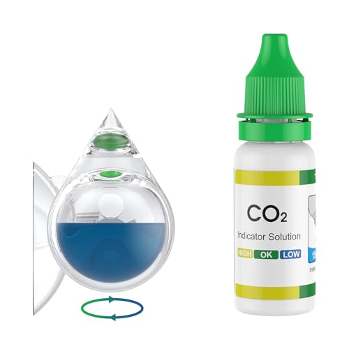 Pawfly Aquarium CO2 Drop Checker with Solution