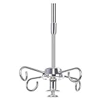 Infusionsständer Höhenverstellbar 100-150 cm mit Rolle - Mobiles IV Gestell für Klinik, Seniorenheim & Hauskrankenpflege - Edelstahl Pulley System