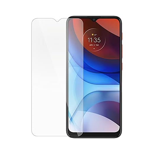 Película Protetora De Vidro Antibacteriana Original Motorola Moto E7 Power Transparente