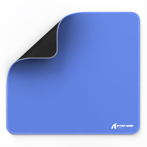Tapis de souris de jeu ATTACK SHARK L bleu pour l'Esports Speed de 44x40cm