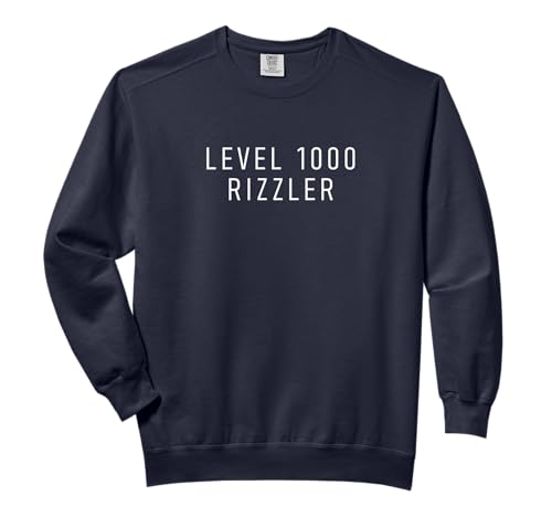 Level 1000 Rizzler Rizz God Comfort Colors Sweatshirt