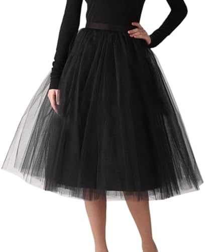 WDPL Adult A-line Tulle Skirt Bridesmaid Petticoat Tutu for Women