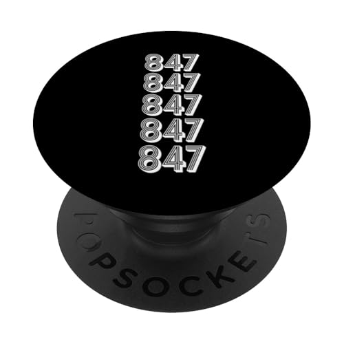 847 Codice area Toms River NJ PopSockets PopGrip Adesivo