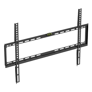 D-Line TV Wall Bracket for 50-85 Inch TVs, Ultra Low Profile TV Bracket with Spirit Level, Slim Flat to Wall TV Mount - VESA 200x200mm - 600x400mm, Holds up to 60kg