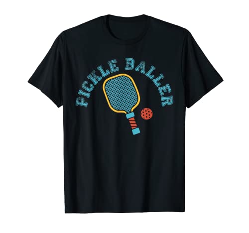 PICKLE BALLER PICKLEBALL Divertida bola de pádel Pickleballer Meme Camiseta