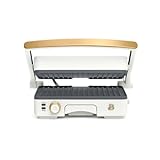 Beautiful 2-in-1 Panini Press & Grill, 1200W, Non-Stick, Cool-Touch Handle, Adjustable Temperature, Easy to Clean, Perfect for Sandwiches, Meats...