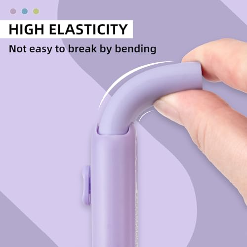 DIYJEP 3 Pcs Schiebbarer Ausziehbarer Radiergummi mit 6Pcs Ersatz Radiergummi Set, Einziehbare Radiergummis für Kinder Studenten Schreiben Zeichnung Büro Schulbedarf (Blau + Rosa + Grün)