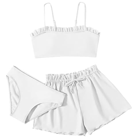 Cokbyavla Girl's 3 Piece Tankini Set Cover