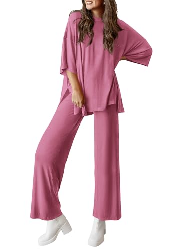 PRETTYGARDEN Two Piece Sets For Women Summer Fashion Lounge Matching Set 2025 Travel Vacation Airport Outfits Clothing