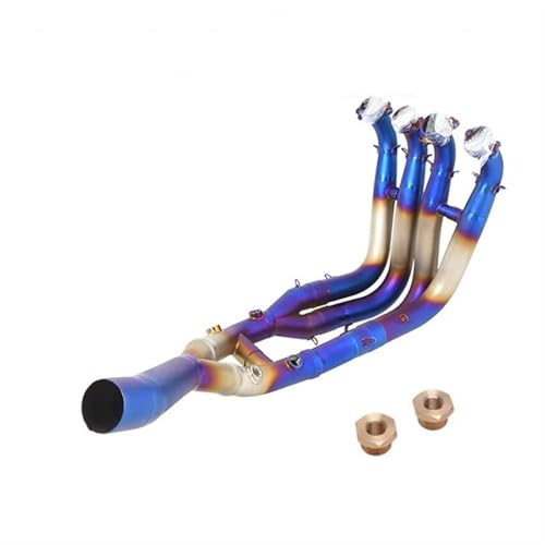 Silencieux moto et ligne avant modifiée pour libérer la puissance de la BMW S1000RR