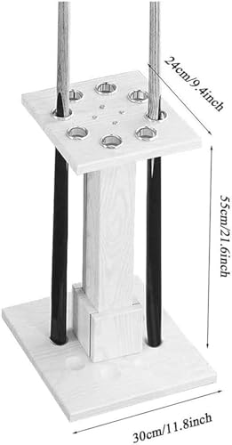 Support de queue de billard durable et stable en bois massif