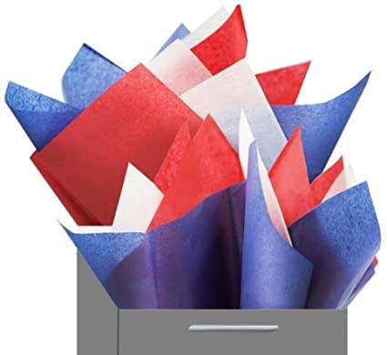 MustBeBonkers Tissue Wrapping Paper - 18GSM Colour Fast Acid Free - 35 x 45cm (Union Jack, 100) — image 1