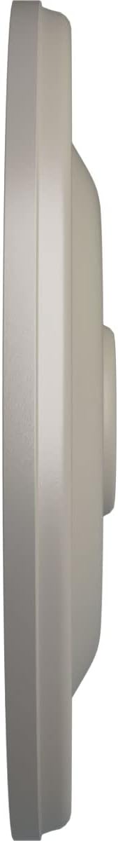 Ekena Millwork CM12JEPWS 11 3/4"OD X 3/8"P Jefferson Ceiling Medallion Fits Canopies Up to 2 7/8", Pearl White