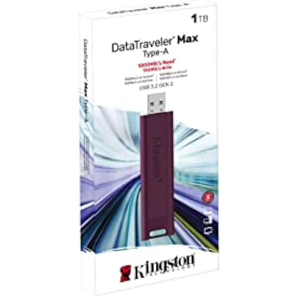 Флеш-накопитель Kingston DataTraveler Max Type-A USB 3.2 Gen 2 объемом 1 ТБ - DTMAXA 1TB