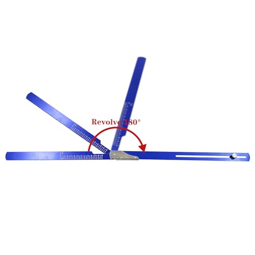 Image of Sliding Sag Scale Tool Compatible for Dirt Bike Folding Sag Scale 2 Works on Mini and Full Size Motorcycles Extended length 27 3 /8 inch (720 mm) Folded length 15 3 /4 inch (400 mm)