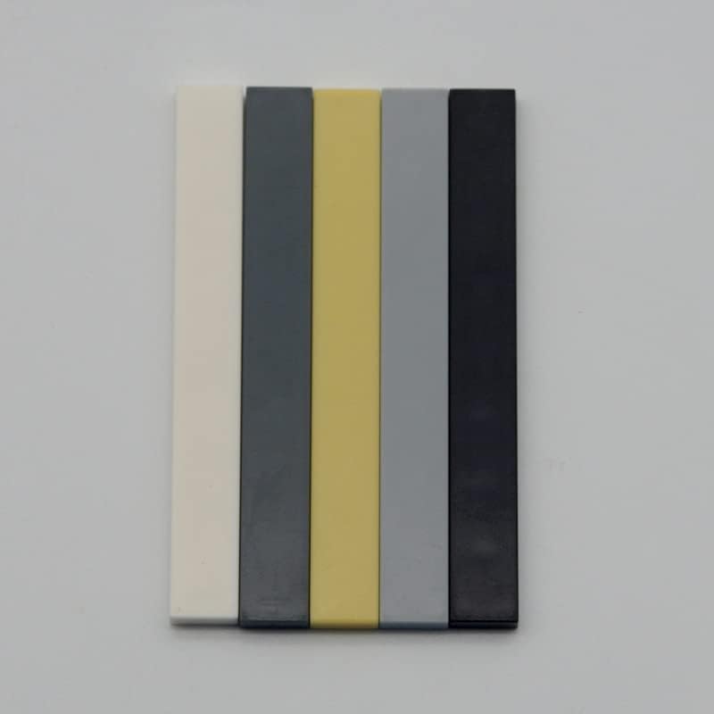 Miniatura 5 de Azulejos de construcción clásicos, azulejos blancos de 1 x 8, 100 piezas, compatibles con piezas y piezas Lego 4162 (color blanco)