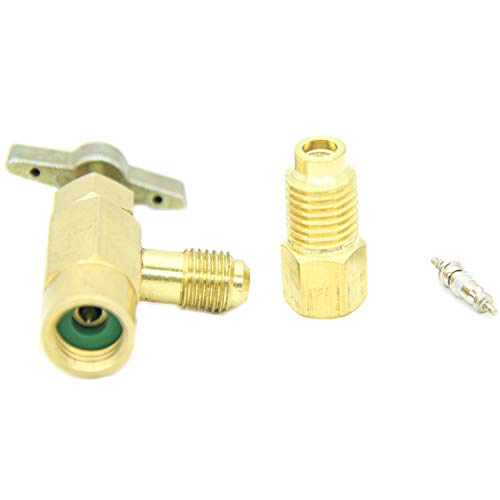 R134A Can Tap 1/2Inch Female to 1/4 Inch SAE Male miniatura 2