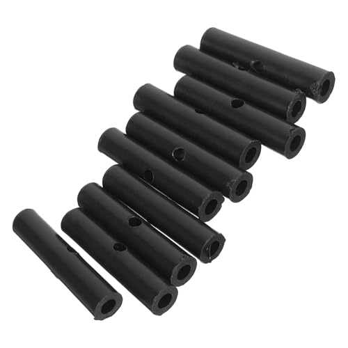 Yardenfun 10個 折りたたみ傘用交換パーツ 耐久性のある 傘テールビーズ 傘骨カバー 傘修理用簡単装着アクセサリー 折りたたみ傘の破損部品交