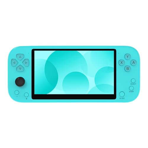 Ailan Handheld Konsole X20 1 Zoll tragbare Videospiel Rocker tragbare Handheld 5,1 Zoll unterstützt Zwei Playersput, Blau