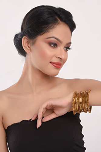 Efulgenz Boho Vintage Antique Ethnic Gypsy Tribal Indian Oxidized Combo Bracelet Bangles Set Jewelry #TOP3