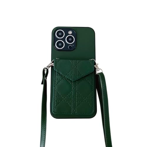 Étui en cuir luxueux à bandoulière pour iPhone SE 2022, X, XS et 14 Plus