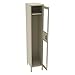 C-Thru Locker, 1 Wide, Single, 15x18 x78, Sand