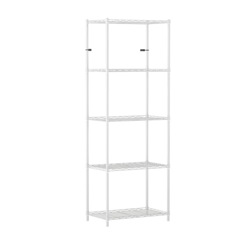 Image of 5-Shelves Heavy Duty Steel Storage Rack | Multipurpose Shelving Unit for Kitchen, Home & Utility