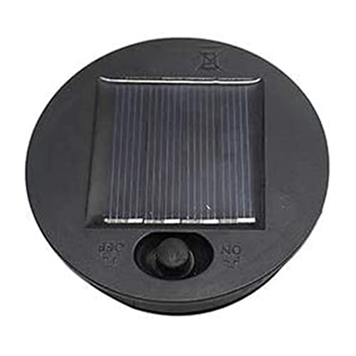 Repuesto de luces LED de repuesto para exteriores, caja de batería para exteriores, 7 cm de diámetro, paneles solares de repuesto para luces de jardín