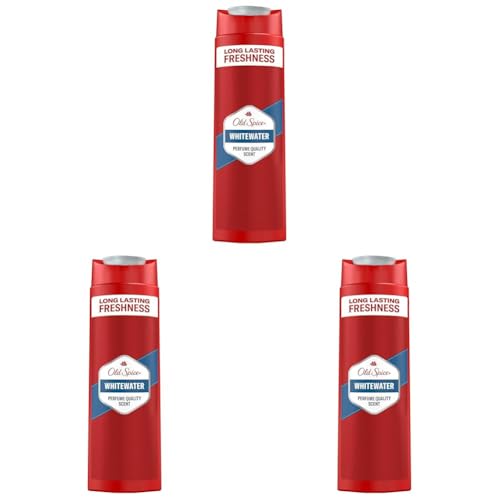Whitewater Erkekler için Duş Jeli ve Şampuan 400 ml 3'lü set