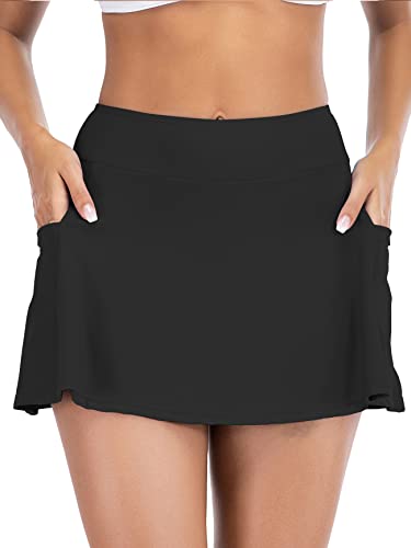 American Flag 4th of July Skirt Womens High Waisted Swimsuit Cover Up Skirt Bikini Bottoms with Side Pocket3