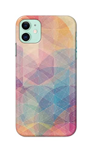 Image of Printed Hard Back Cover Case for Apple iPhone 11 Back Cover (Crumpled Paper Design) -1803