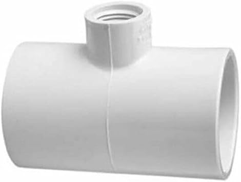 Replacement 1 Inch x 1/2 Inch Slip x Threaded PVC Tee Sch 40 for PrimeX 88402