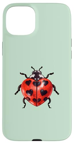 Whimsy Twee Ladybug Heart Spots Cute Summer �X�}�z�P�[�X iPhone 15 Plus �p