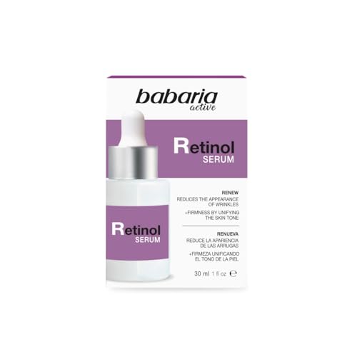 Babaria - Serum Retinol | Serum Facial Mujer Y Hombre 30ml | Retinol Puro Para La Cara | Skin Care Antiarrugas Mujer Con Mas Firmeza | Crema Hidratante Facial Para Todas Las Pieles