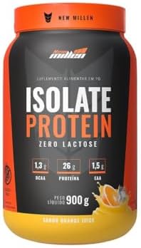 Isolate Protein New Millen 900g - Pote (900g, Laranja)