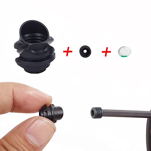 Sopoger Archery 37/45 Hooed Degree Peep Sight Kit 6X 8X Clarifier And 5 Size Aperture Inner Core Lens Bow Hunting Accessory Peep Sight For Compound Bow With Bow Serving String (Black, 45 Degree 8X) #TOP4