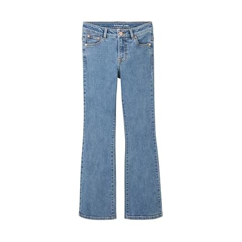 TOM TAILOR Girl's Flared Jeans in Bright Blue Cover